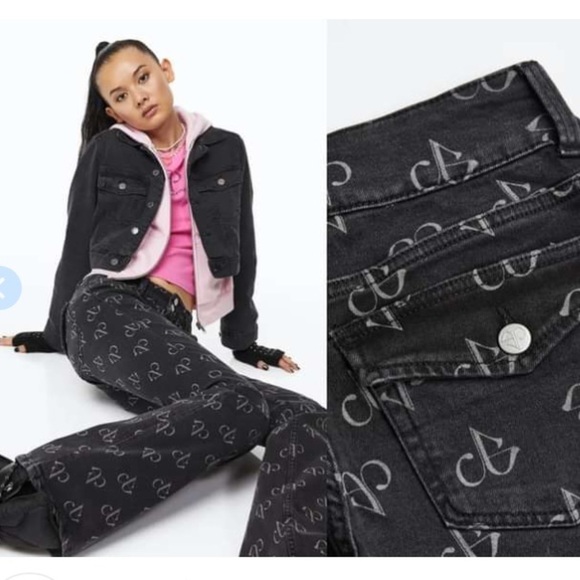 NEW BLACKPINK X H&M Mid Rise Flare Jeans - Picture 3 of 16